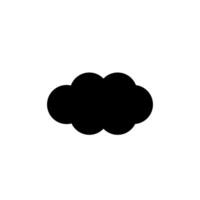 cloud icon on white background vector
