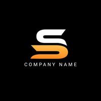logo with a sleek gradient effect vector