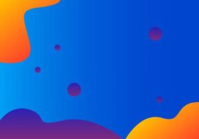 abstract background with blue and circle ornament vector