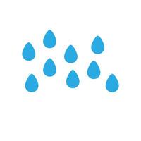 drop rain icon vector