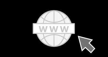 Browser online click domain address video