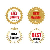 High quality badge and labels design elements.Golden badge collection.Premium emblem luxury in gold color. vector
