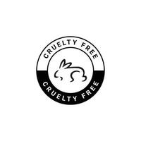 cruelty free icon design vector