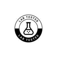 lab tested icon vector
