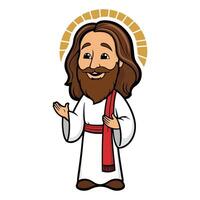 Jesus with Divine Light Icon vector