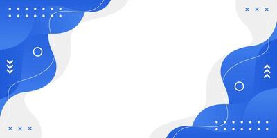 Abstract blue fluid wave shape on a white background. Modern geometric design for templates, banners and others vector