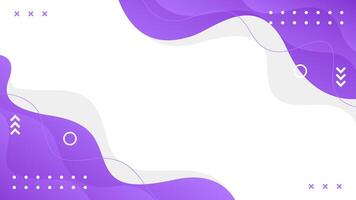 Abstract Purple and white dynamic background with geometric shapes vector