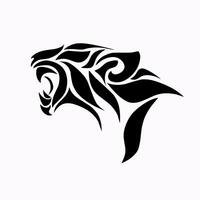 design tribal art designs panther head vector