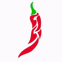 illustration graphic of design tribal art designs red chili tattoo vector
