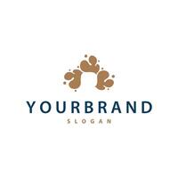 cell neuron technology logo design data simple abstract modern template product vector