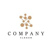 neuron technology logo design data abstract modern template brand product vector