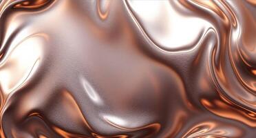 A shiny copper and silver background with swirls photo
