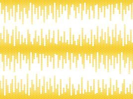 A seamless Background with a yellow musical scale. vector