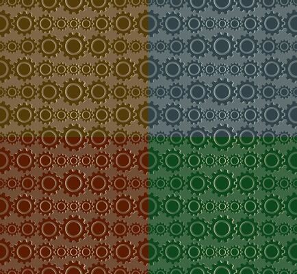 Seamless backgrounds with gear.