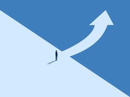 Entrepreneurs think differently and look for new paths to growth vector