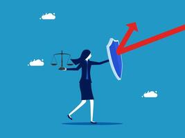 shield and arrow pointing up vector