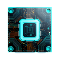 Exploring cutting-edge circuit technology digital lab graphic design futuristic environment aerial view innovation insights png
