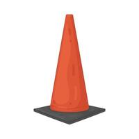 plain traffic cone vector