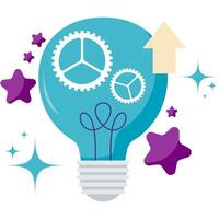 innovation and development, corporate strategy and report vector
