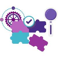 problem solving, customer service vector