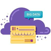 cloud computing network, server center vector