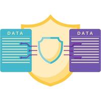 encrypted data, digital security vector