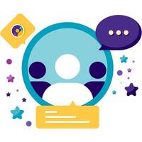 chat group, instant chat vector