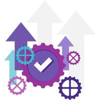 process optimization, operational management vector