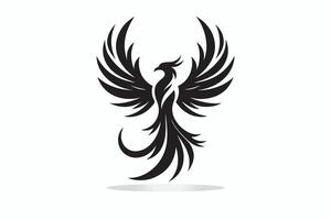 silhouette of Fenix in a unique style vector