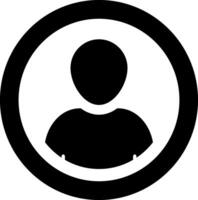 Stencil button man icon People clipart vector