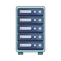 Server Rack illustration vector