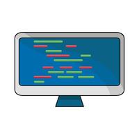 illustration of Command Line Interface vector