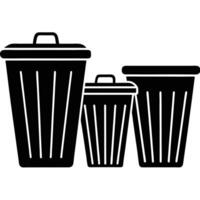 Trash can icon illustration vector