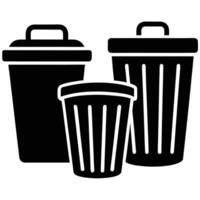 Trash can icon illustration vector