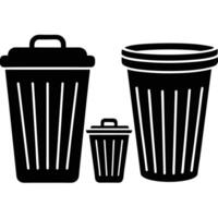 Trash can icon illustration vector