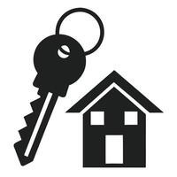 Home key icon illustration vector