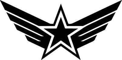 the logo for the american air force vector