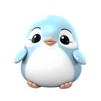 Joyful chibi penguin sliding on snow winter wonderland animation playful atmosphere whimsical view happiness concept png