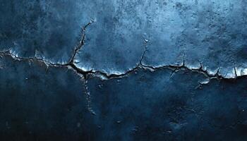 A cracked wall with a crack in it photo