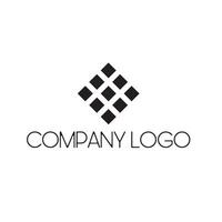 Geometryc shape company logo design vector