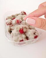 Mold infiltration on fruit underscores serious health risk, mold jeopardizing immune stability, mold generating toxins that threaten well-being if consumed, prompting immediate disposal for safety photo