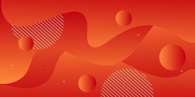 abstract background with dark orange wave motion flow, geometric elements. Modern style presentation template commercial poster layout dynamic creative advertising banner wallpaper with text space. vector