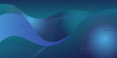 Modern abstract colorful blue wave liquid geometric background with liquid color gradient wave line style. Suitable for banner, flyer, etc. Eps10 vector