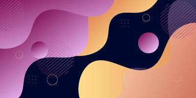 Abstract minimal soft purple and yellow diagonal light wave shape pattern background. eps10 vector