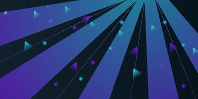 Abstract 3D square background overlapping with blue color and dark pattern. Eps10 vector