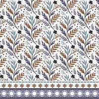 seamless floral design with artistic border texture for wallpaper and invitation templates vector