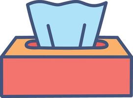 tissue box icon vector