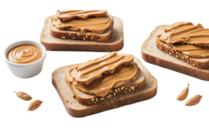 Delicious sandwiches with peanut butter delight png