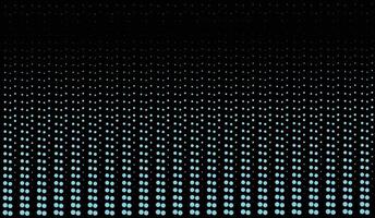Blue Dots Gradient on Black vector