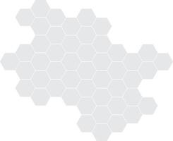 Overlapping Hexagons Background vector